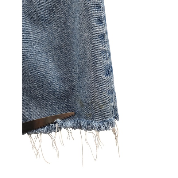 Citizens of Humanity Florence High Rise Straight Jeans Blue Raw Hem Womens 26 - Picture 5 of 13